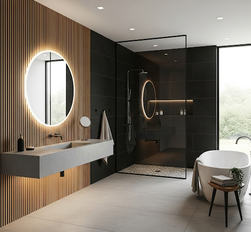 2. Les matériaux tendance pour une salle de bain contemporaine
